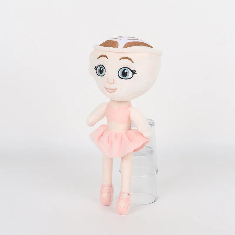 New Italian Brainrot Plush Ballerina Cappuccino Doll Funny Cartoon Alerina Capucciu Soft Stuffed Animal Toy Kids Birthday Gifts
