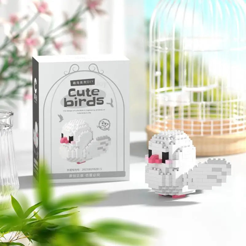 Kawaii Cute Bird Small Building Blocks Set Creative Educational Building Toys For Boys Girls Toys Suitable For Decorate