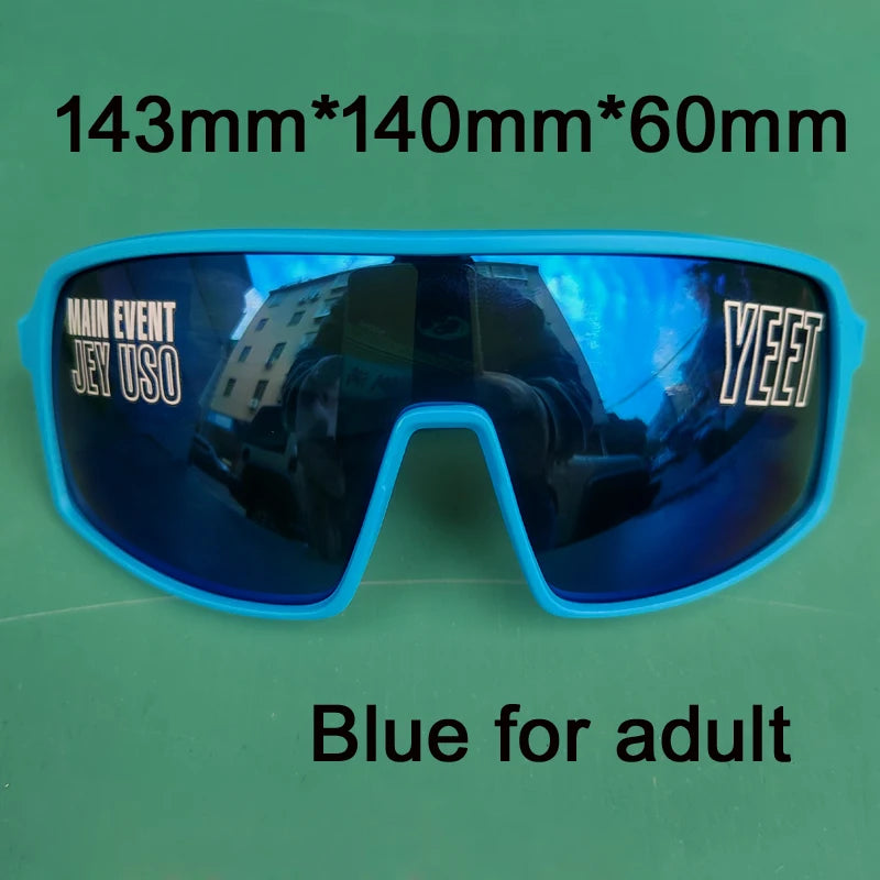 Jey Uso YEET Sunglasses Sports Shades MAIN EVENT Blue Glasses Bloodline USOS RARE Colors Motorcycle Glasses