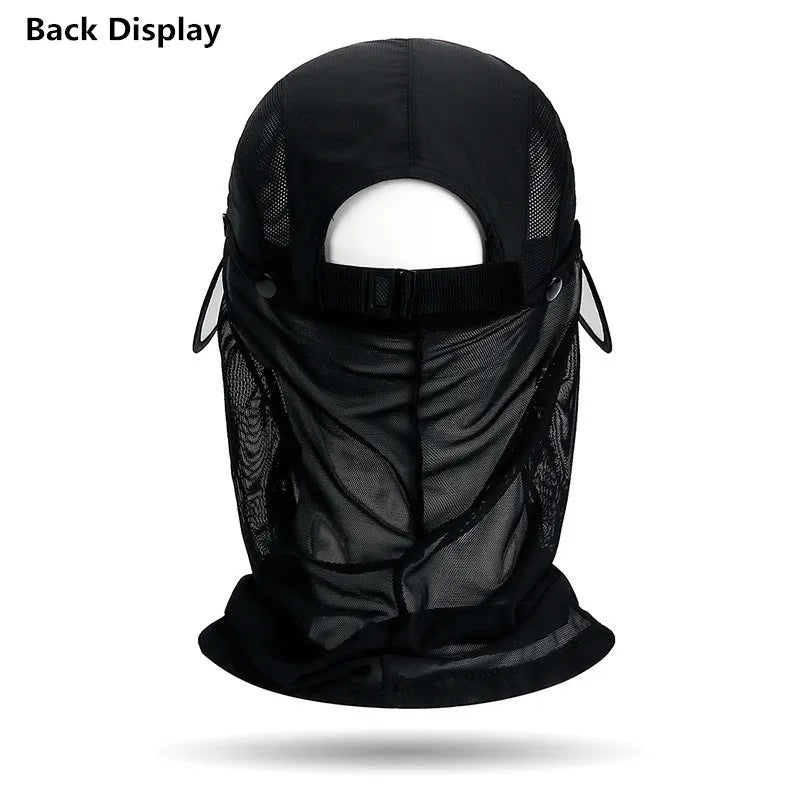 360 ° portable fishing sun hat, outdoor cycling and hiking sun protection, detachable and adjustable fishing equipment