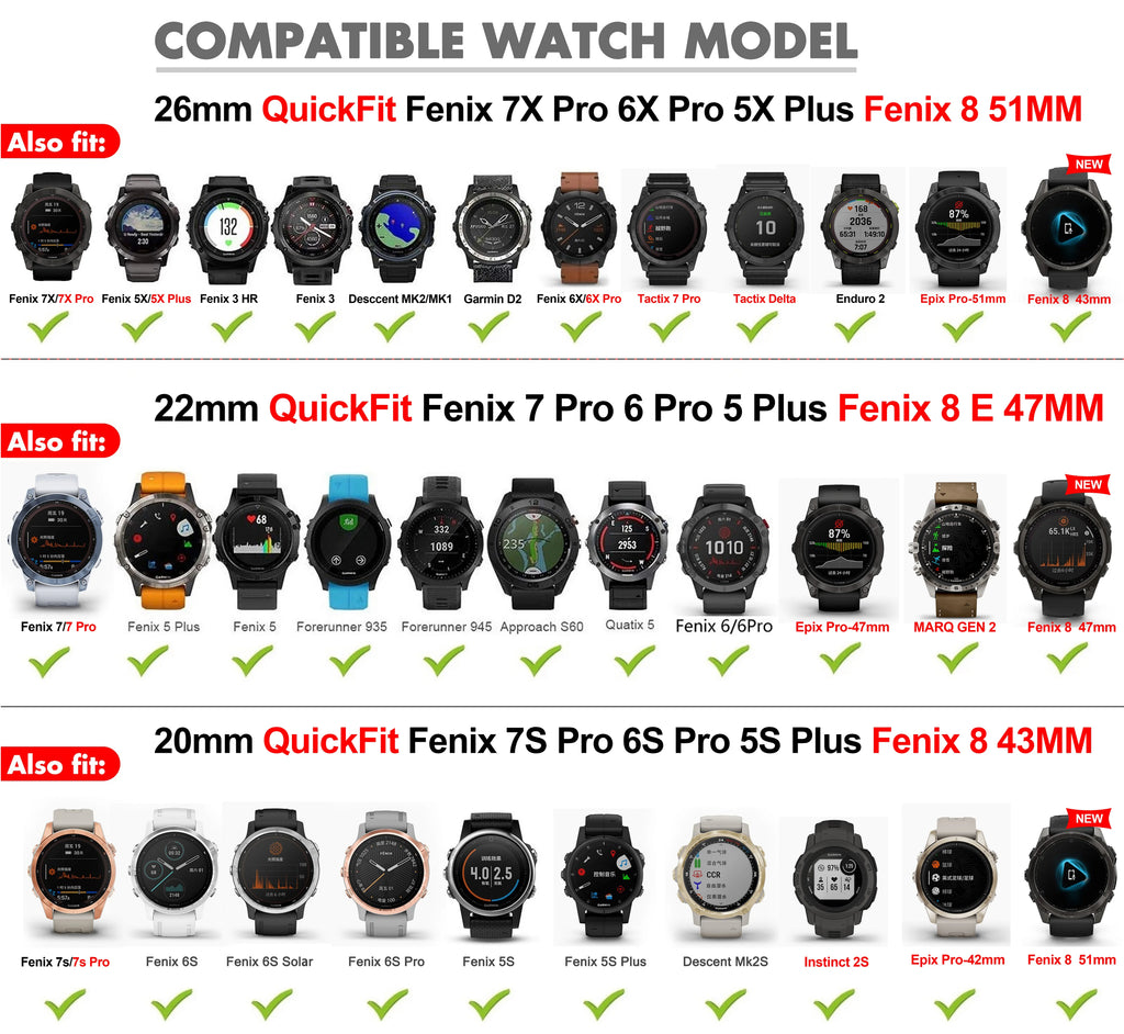 20 22 26mm Silicone Strap for Garmin Fenix 6 6X Pro 6S 7S 7 7X 5S 5 5X Plus 965 Epix Pro Gen2 47 51mm Watchband QuickFit Correa