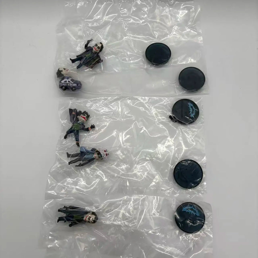 5pcs/set The Dark Knight Joker PVC Action Figure Collectible Model Toy 6~10cm
