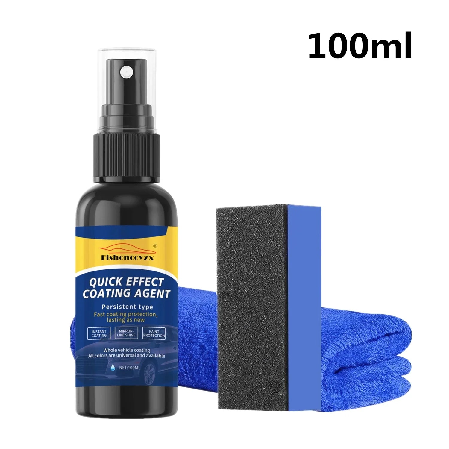 Car Coating Spray Quick Effect Coating Agent New Quickly Coat Car Wax Car Scratch Wax Polish Spray Waterless Wash