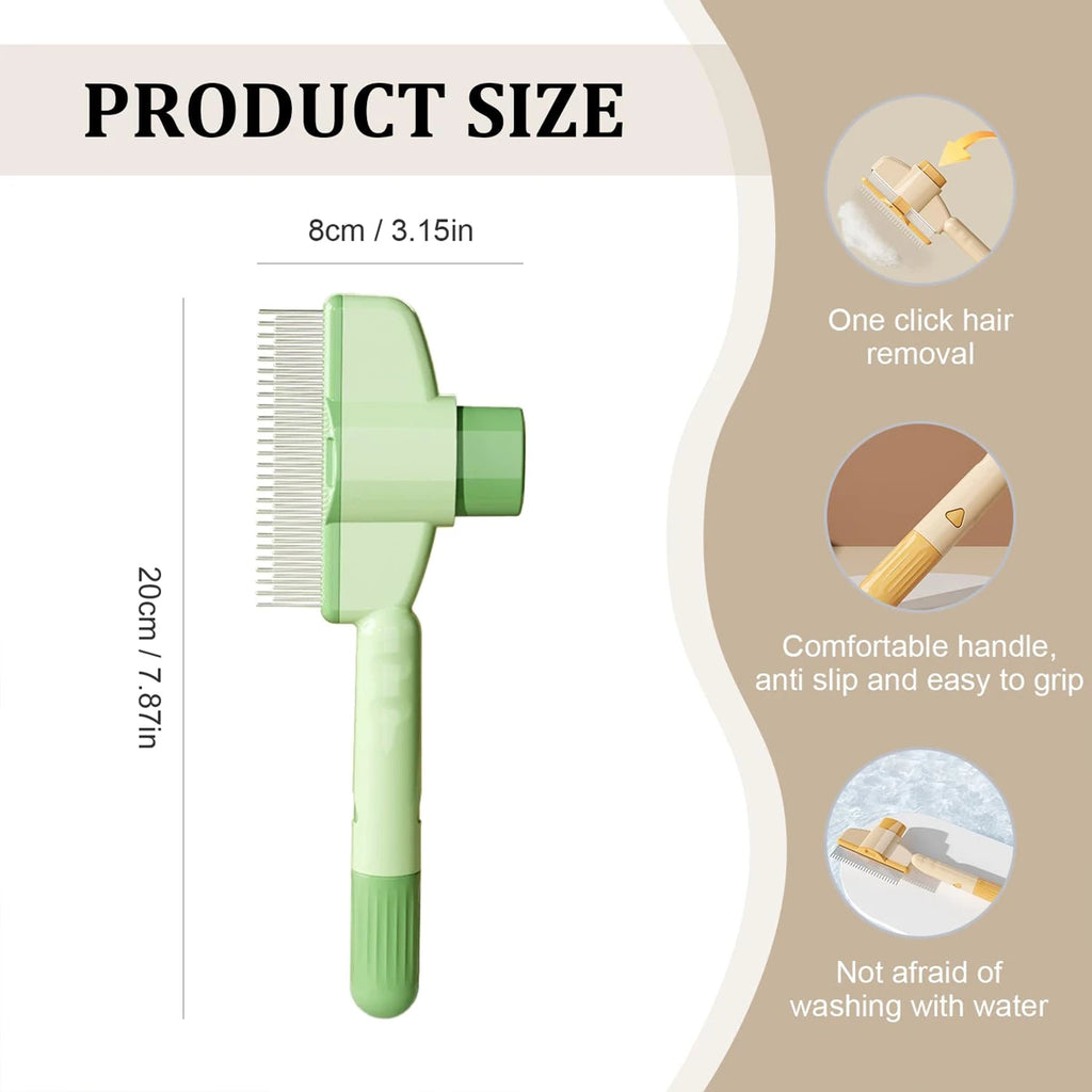Dog and Cat Knot-removing Comb Pet Hair Removal Self-cleaning Brush Combing the Canine Professional Hairdressing Combs Grooming