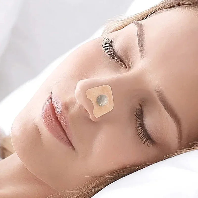 30-Day Anti-Snoring Magnetic Nasal Strips Durable Strong Adhesive Sleep Breath Improve Strips Snoring Relief Sleeping Helper for Night Rest