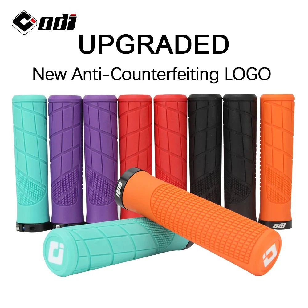 ODI Bicycle Grips MTB Lock-on Shockproof Bike Handlebar Cover Anti-Slip Mountain Bike Folding Balance BMX DH Cycling Accessories