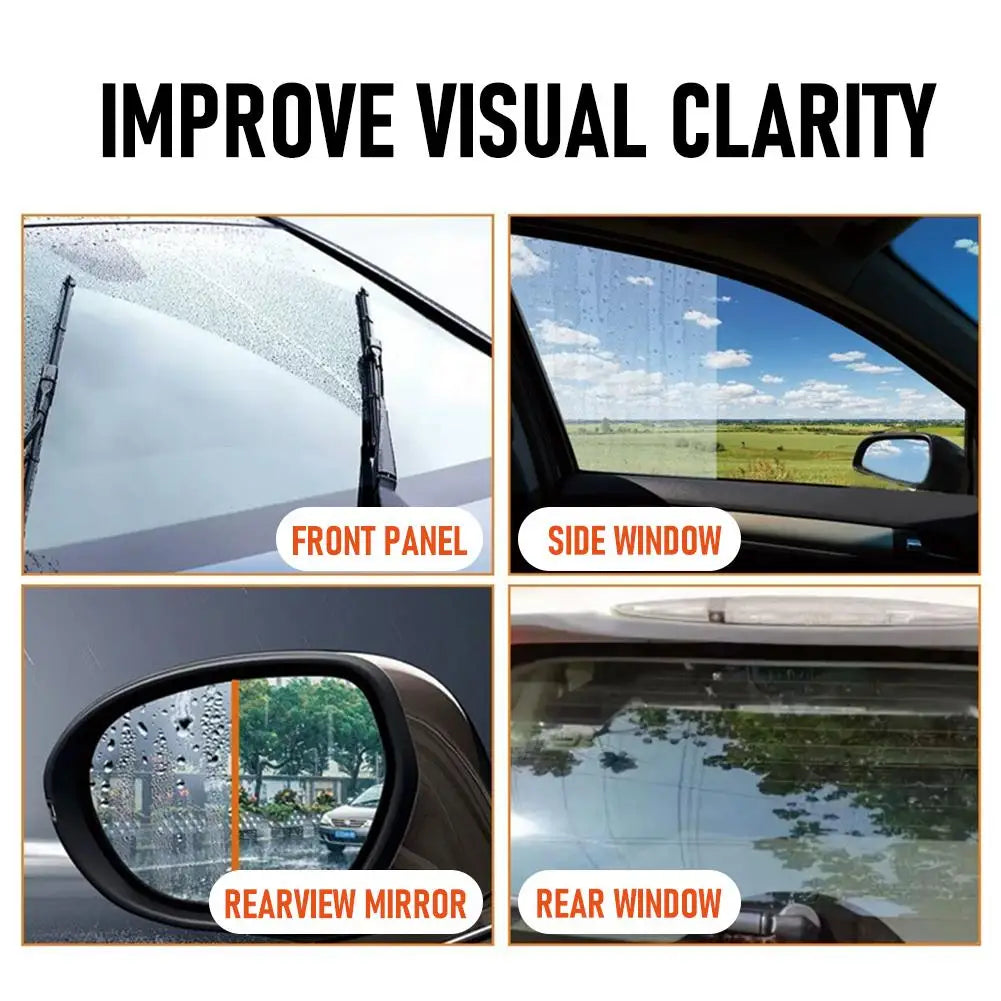 100g Car Windshield Glass Water Rain Repellent Auto Glass Windshield Cleaner Anti Fog Car Oil Film Removal Hydrophobic Cleaner