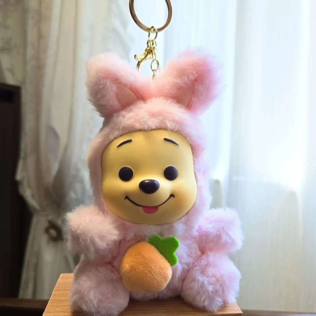Disney Winnie the Pooh Bear Tiger Pig  Happy Times Series Blind Box Toy Vinyl plush toys Decor Doll Kid Birthday Xmas Gift