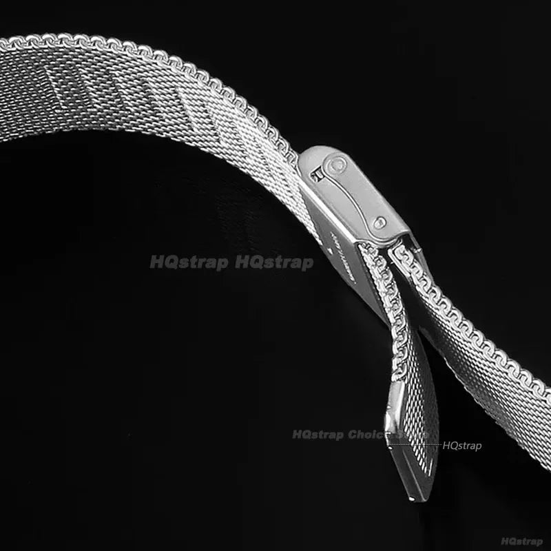 Quick Release Milanese Strap 18mm 20mm 22mm 12mm 14mm 16mm 17mm 19mm 21mm 24mm Universal Bracelet 0.6mesh Stainless Steel
