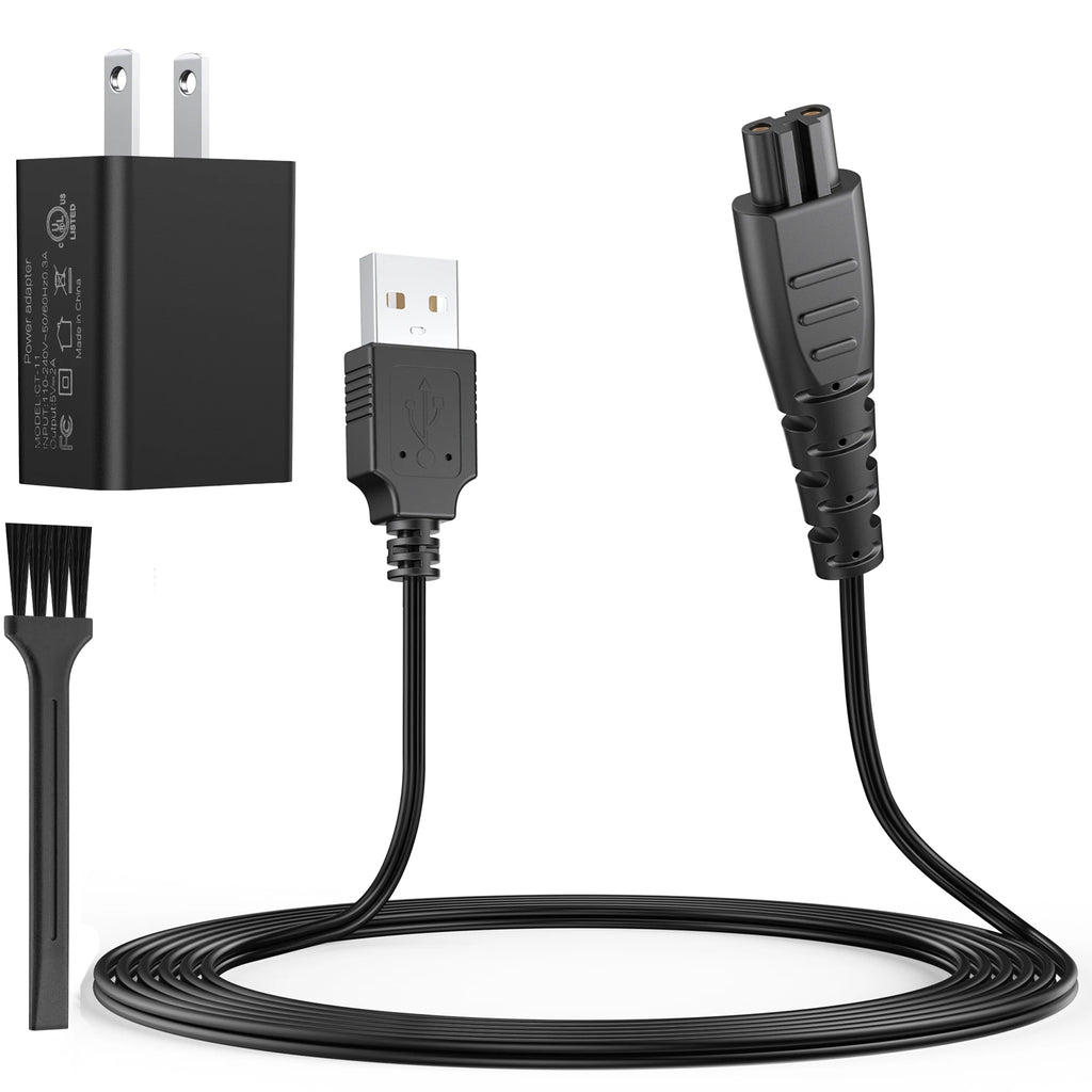 5V 1A Charging Cable For Remington Shaver HC5870 HC4250 PF7500 PF7600 PG6250 PG6255 PG6170 PG6171 XF8550 XF8700 XR1400 XR1430