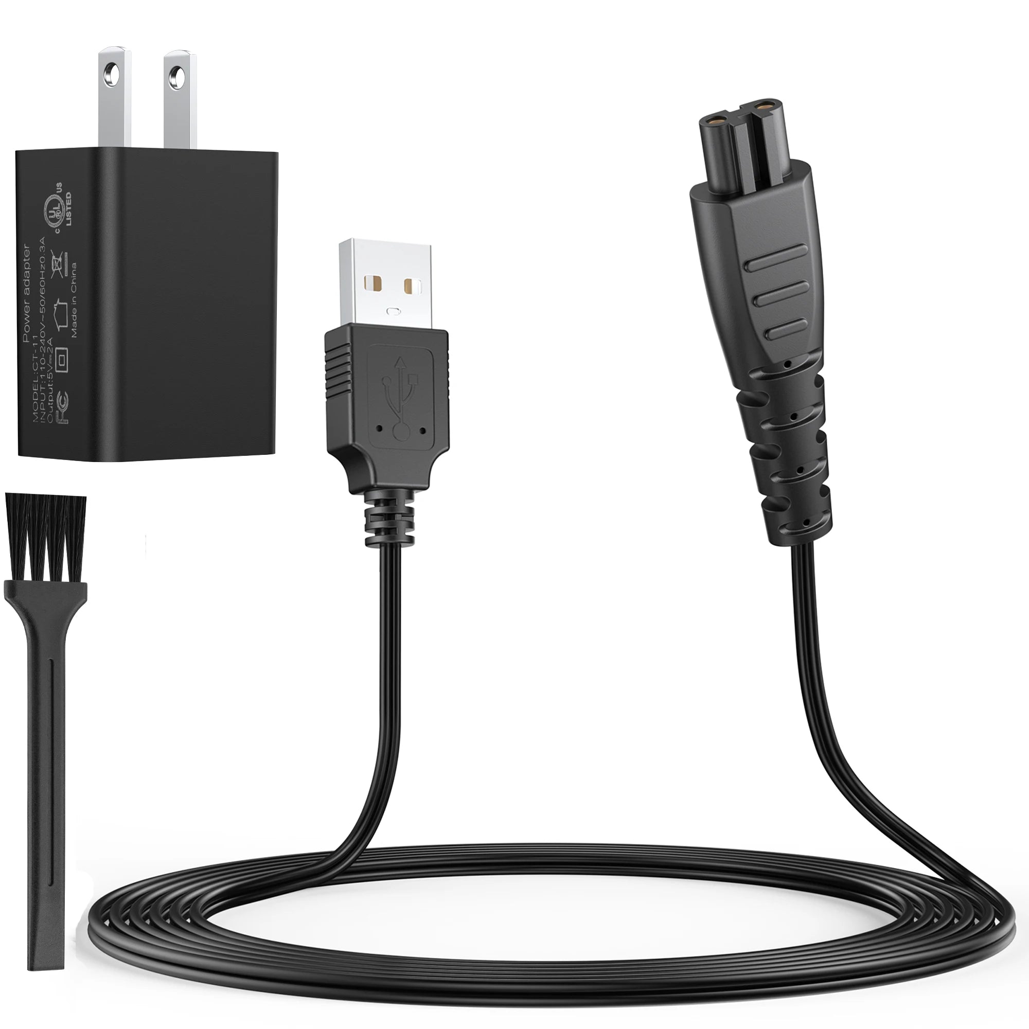 5V 1A Charging Cable For Remington Shaver HC5870 HC4250 PF7500 PF7600 PG6250 PG6255 PG6170 PG6171 XF8550 XF8700 XR1400 XR1430