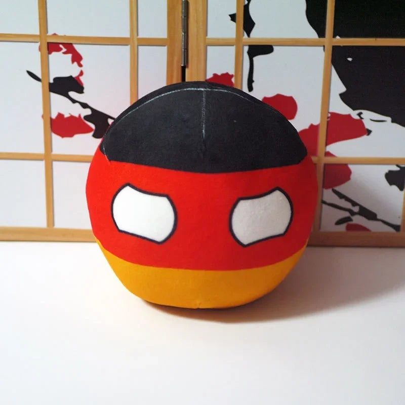 10cm Cute Countryball Polandball Plush Stuffed Dolls Anime Short  Toys Mini Pillow Bag Key Ring Pendant Cosplay Gifts