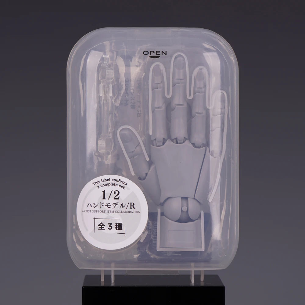 New 1/2 Palm Mini Articulated Action Figure - Anime Character Base Model with Movable Joints - Gashapon Artist Reference Tool