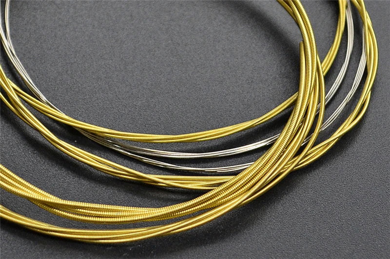 RX-A30 011-050 Acoustic Guitar Strings Antirust Coating Hexagonal Core 75/25 Brass Alloy Winding Accessories