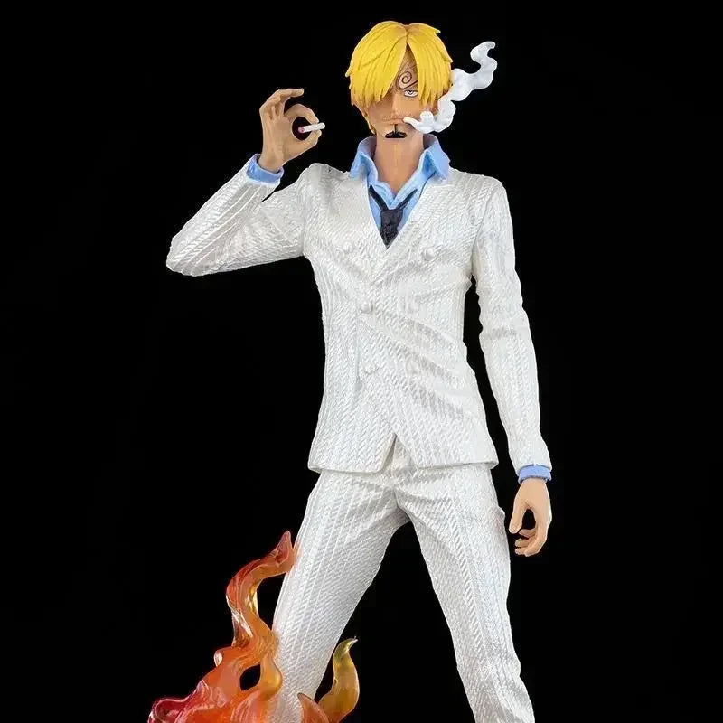One Piece Vinsmoke Sanji Boy New Personality Cartoon Anime Character Peripheral Collection Figure Ornaments Children's Gifts