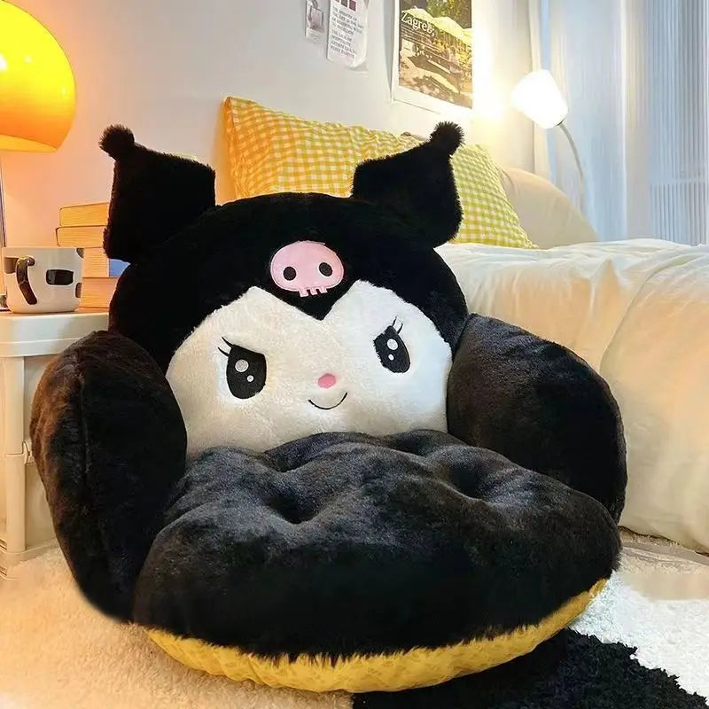 Cartoon Doll Cushion Office Chair Cushion Cute Creative Plush Winter Warm Comfortable Bedding Pillow Gift For Girls Dormitory