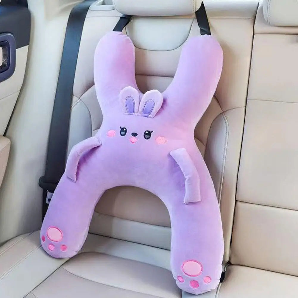 1PCS Cute Car Neck Pillow Safety Sleep Prevent Leaning Head Back Car Sleeping Neck Head Support Comfort Travel Pillow