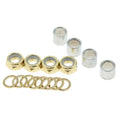 16 Pcs Longboard Bearing Spacers Washers Hardware Screws Mounting Bolts Se T Four-wheeled Skateboard Longboard Accessories