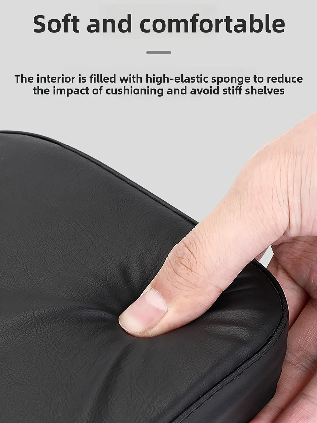 TOSUOD Bicycle Backseat Cushion Soft Comfortable Bike Seat For Men & Women Easy Installation Detachable Bicycle Parts
