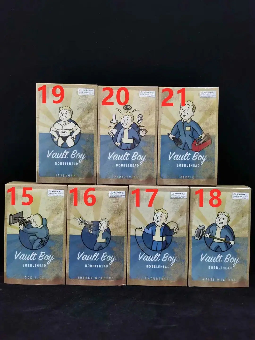 Hot Vault Boy Generation 7 Shaking Anime Action Figure Statue Model Room Ornament Toys Collectible Childrens Surprise Xmas Gifts