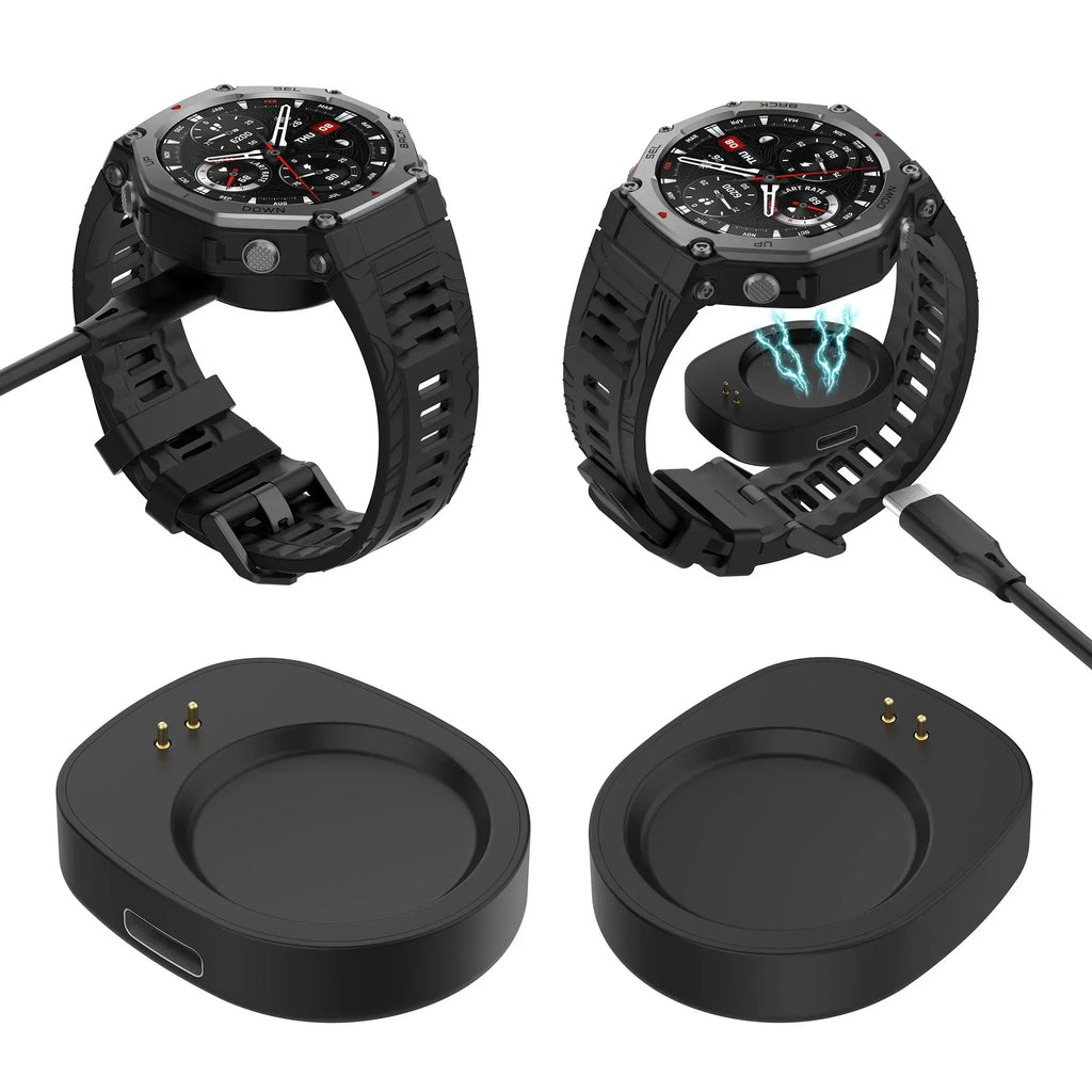 2025 New Wireless Charger Converter for Amazfit Balance Charging Adapter/ T-Rex 3 Smart Watch Charging Dock Replacement Portable
