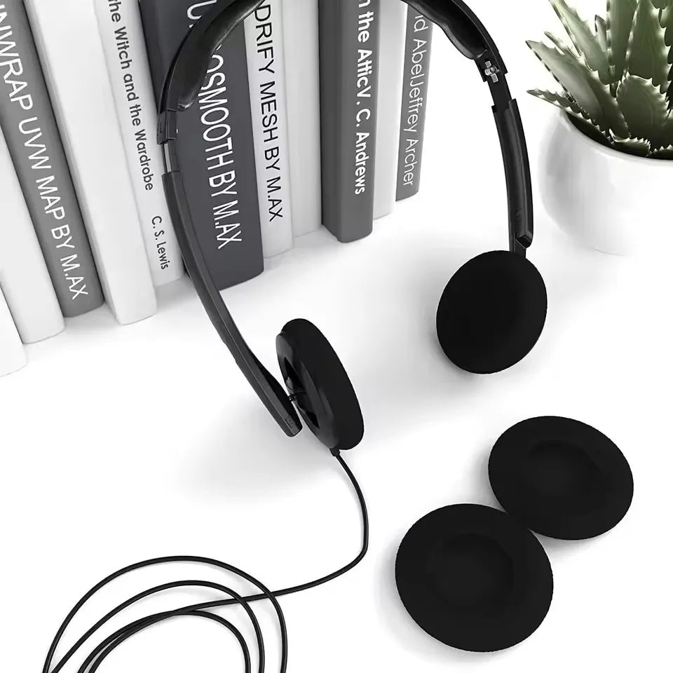 10pcs 18mm 35mm 45mm 50mm 55mm 60mm Headphones Replacement Memory Foam Ear Pads Sponge Cushion Covers Earphone Protective Sleeve