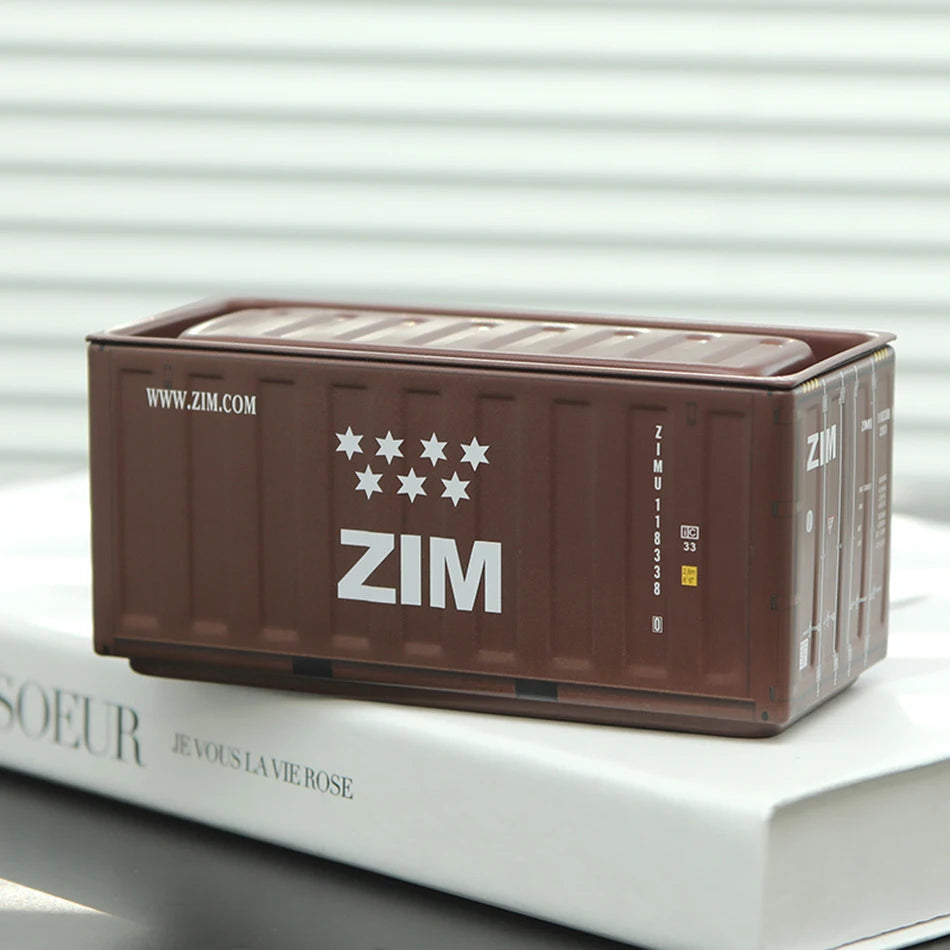 Miniature Storage Display Box Desktop Mini Container Model Mini Iron Storage Box Creative Decoration Collect Small Items Gifts