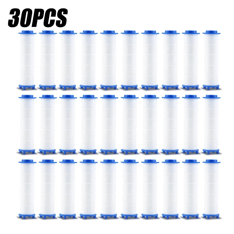 50PCS Shower Head Filter Replacement Showerhead Remove Chlorine/Fluoride/Hard Water/Calcario Hygienic Bathroom Accessories