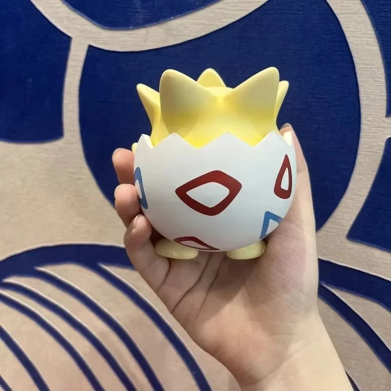 Mini Happy Togepi Kawaii Pokemon Anime Figure Car Desktop Ornament Cute Model Doll Boys And Girls Toys Surprise Gift Collectible