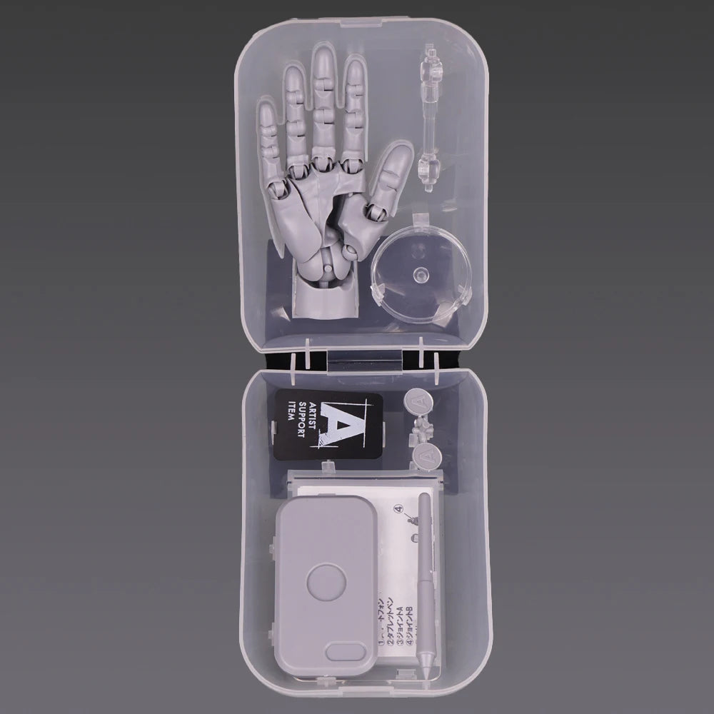 New 1/2 Palm Mini Articulated Action Figure - Anime Character Base Model with Movable Joints - Gashapon Artist Reference Tool