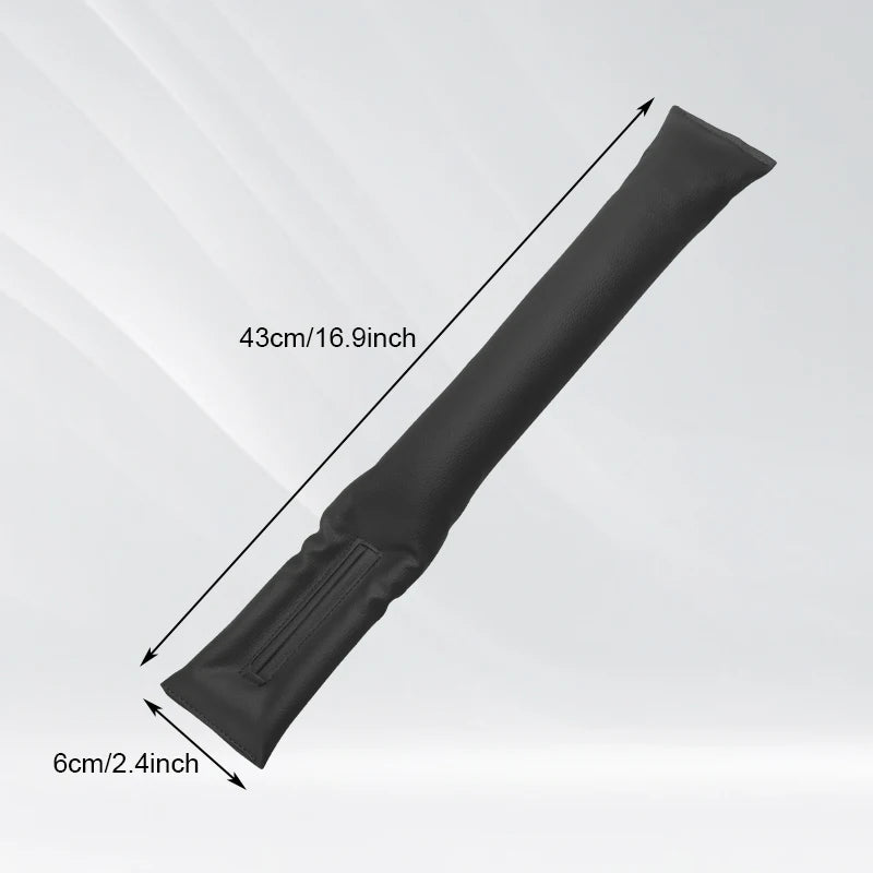 2Pcs Car Seat Gap Filler Side Seam Plug Strip Leak-proof Filling Strip Car Styling Padding Leather Leak Pads Plug Accessories