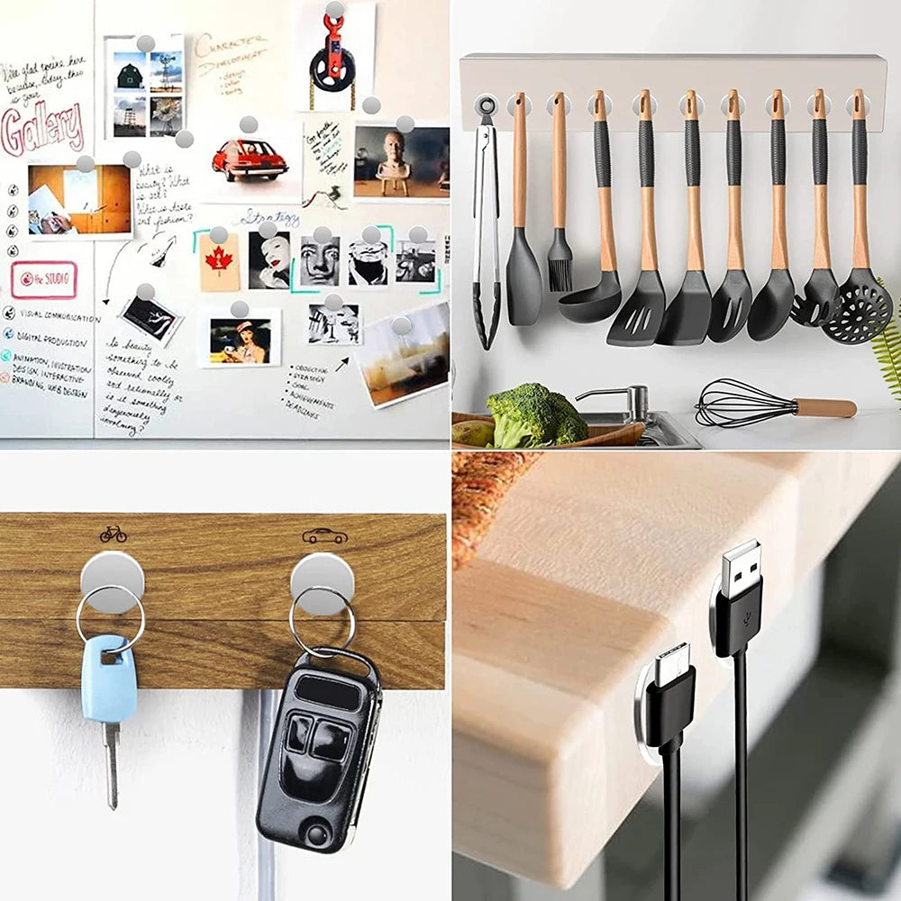 Powerful Block Magnet With holes Super Strong Refrigerator Magnets Cabinet Door Magnet Used for Office Whiteboards, DIY