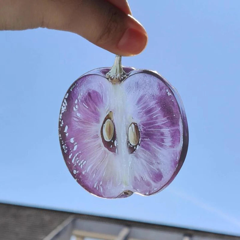 36 Styles New Delicate Transparent Acrylic Apple Bookmark Reading Mark Girl Gift Premium Feeling Cute Grape Tomato Bookmarks Toy