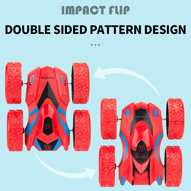 Clearance_4pcs/2pcs/1pc double-sided inertia stunt rolling toy car - high playability, double-sided playability_Continuous updat
