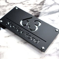 Customized Sign Outdoor House Number Plate Personalized Family Address Name Hotel Sign 3D Acrylic Laser Cut Wall Plaque