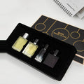 Men's Cologne Set 4 In 1 Set, Fresh Lemon Scent 1.01 Oz Long Lasting Fragrance Set Perfect Birthday Gift For Father, Boyfriend