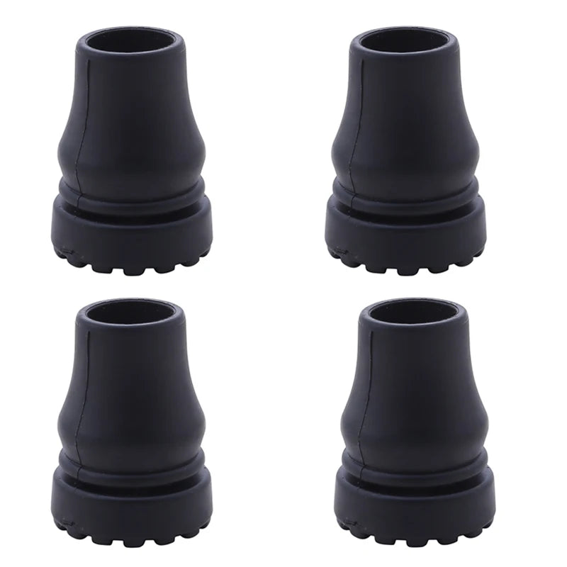 16-22mm Antiskid Walking Stick Crutch Cane Bottom Pads Cover Protector Climbing Hiking Trekking Pole Tip