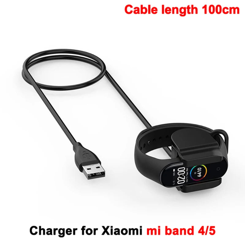 Magnetic Chargers for Xiaomi Mi Band 7 Pro USB Charging Cable for MiBand 6 5 4 3 2 Pure Copper Core Power Cord Smartband Charger