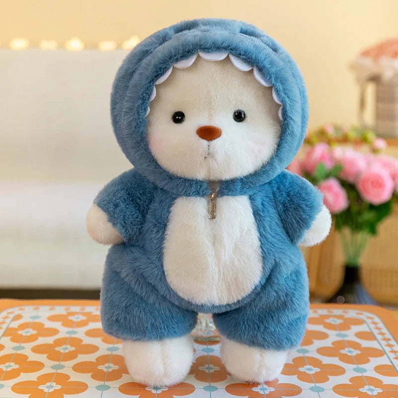 Kawaii Giant Bear Cosplay Panda Doll Creative Plush Toy Cartoon Zoo Animal Plushie Throw Pillow Birthday Xmas Gift Home Decor