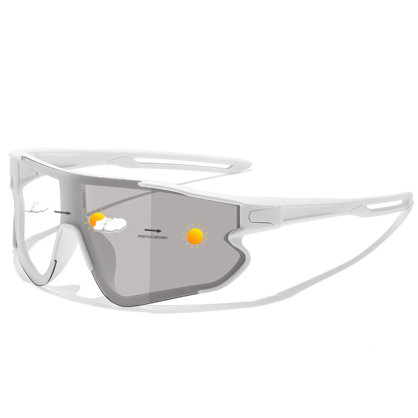 New Style Brand Photochromic Eyewear Men Women Bicycle MTB Bike Running Fishing Cycling Glasses Comfortable Windproof Goggles