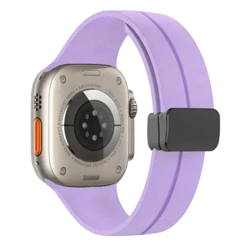 Magnetic Strap For Apple watch ultra band 49mm 45 mm Silicone Bracelet iWatch Series 7 8 se 6 5 3 44mm 45mm 40mm 41mm 42mm 38mm