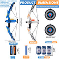 Kids Soft Dart Archery Set with LED Lights Indoor Outdoor Sports Gift for Boys And Girls. Halloween Christmas Thanksgiving