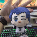 10cm Anime Volleyball Boy Blue Lock Kawaii Bag Pendant Keychain Isagi Mikage Reo Rin Itoshi Sae Blue Prison Plush Toy Kids Gift