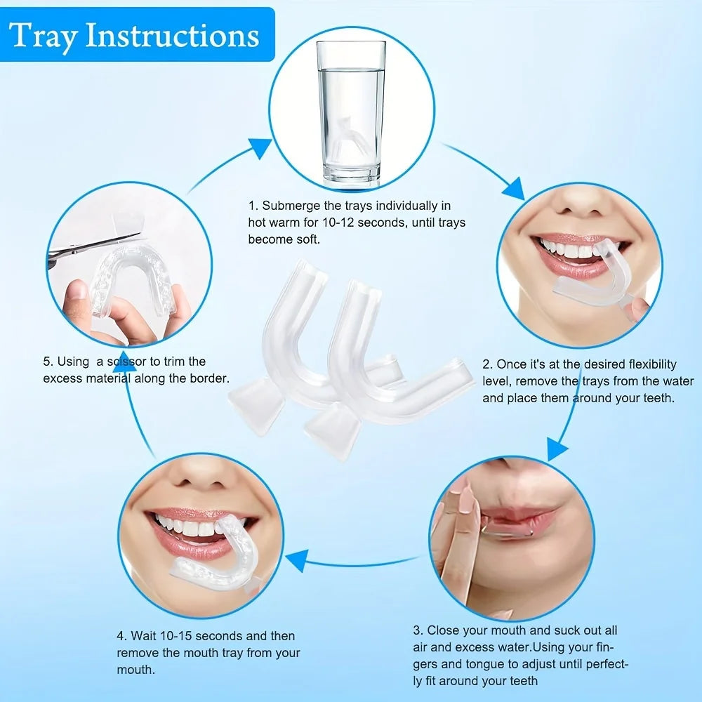 1/4pcs Transparent EVA Mouthguard - Breathable Sports Dental Protector for MMA, Boxing, Kickboxing, Taekwondo Training