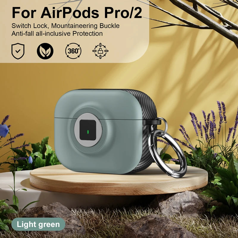 Magnetic Headphone Case for Airpods 4 pro 3 2 1 with Secure Lock Wireless Charging Compatible with Camera Series