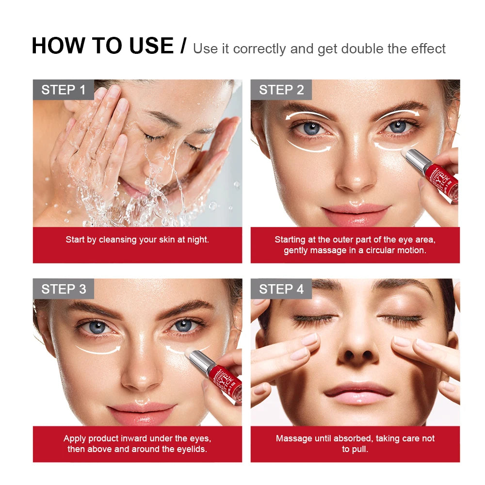 Lakerain Retinol Eye Cream Stick Moisturizing, firming Removing Eye Bags Lightening Lines And Smoothing Dark Circles Eye Cream
