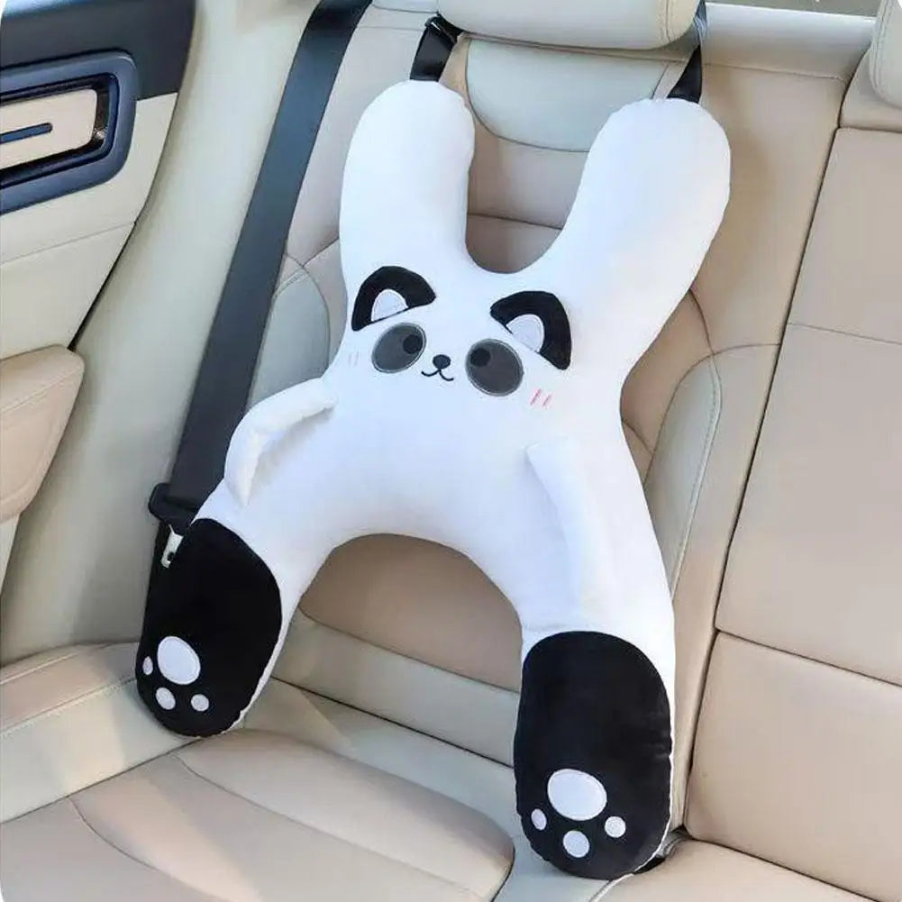 1PCS Cute Car Neck Pillow Safety Sleep Prevent Leaning Head Back Car Sleeping Neck Head Support Comfort Travel Pillow