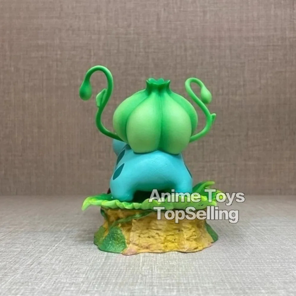 10cm/3.94in Anime Pokemon Figure Bulbasaur Action Figures Pvc Collection Model Toys for Gifts