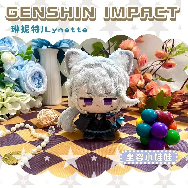 Genshin Impact Plush Doll Sandrone Columbina Yae Miko Arlecchino Sigewine Yae Miko Game Cosplay Stuffed Kids toy Illuga gift