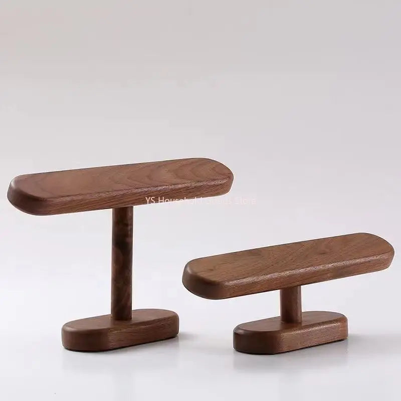 Walnut color Watch Bracket Display Holder Jewelry Bracket Chain Anklets Hanger Stand Racks Organizer For Counter Shows